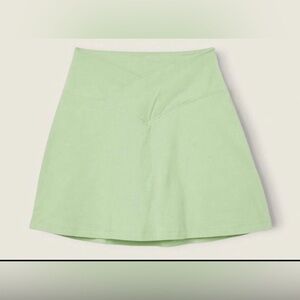 Victoria's Secret Pink High Waist V Crossover Flowy Skort In Green Size Medium
